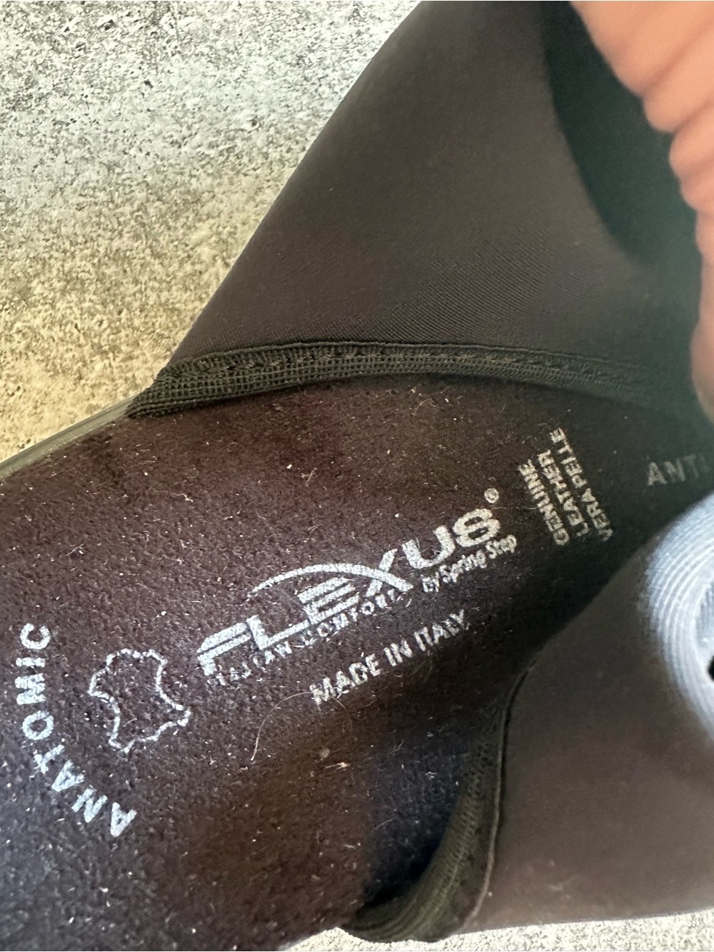 FLEXUS Black Shoe Made in Italy 9.5 Women